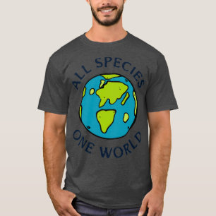 T-SHIRT TOUTES LES ESPÈCES UN MONDE