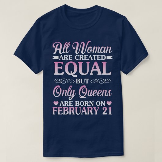 T-shirt Toutes Les Femmes Sont Créées Également Mais Seule (Design devant)