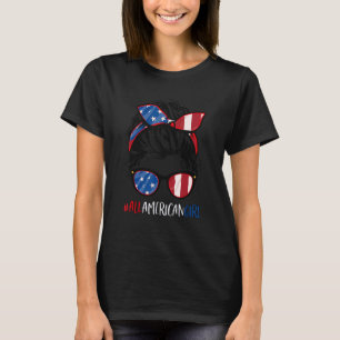 T-shirt Toutes les filles 4 juillet femmes américaines Mes