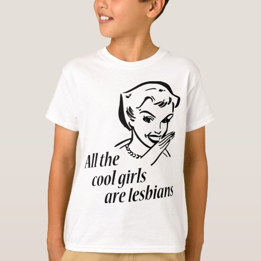 T-shirt Toutes les filles fraîches sont des lesbiennes (Devant)