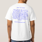 T-shirt "Toutes les mêmes chansons" JIM #4 (Dos)