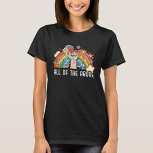 T-shirt Toutes les options ci-dessus Bisexuel Arc-en-ciel