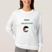 T-shirt Toutes les vies sont égales1 : PALESTINE LIBRE Sol (Devant)
