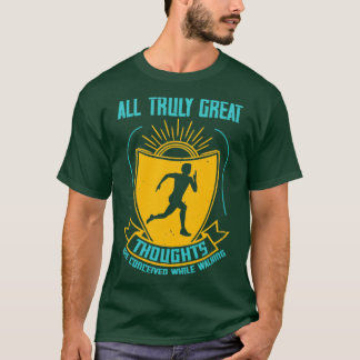 T-shirt Toutes Les Vraiment Bonnes Pensées Sont