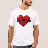 T-shirt Toutes Petites Filles Coeur (Devant)