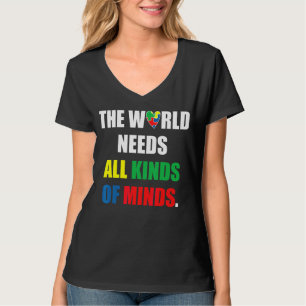 T-shirt Toutes Sortes D'Esprit Sensibilisation sur l'autis