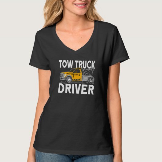 T-shirt Tow truck driver  1 (Devant)