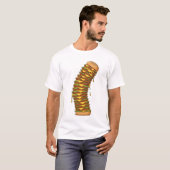 T-shirt Tower of Cheesy Madness – Exaggerated Cartoon (Devant entier)