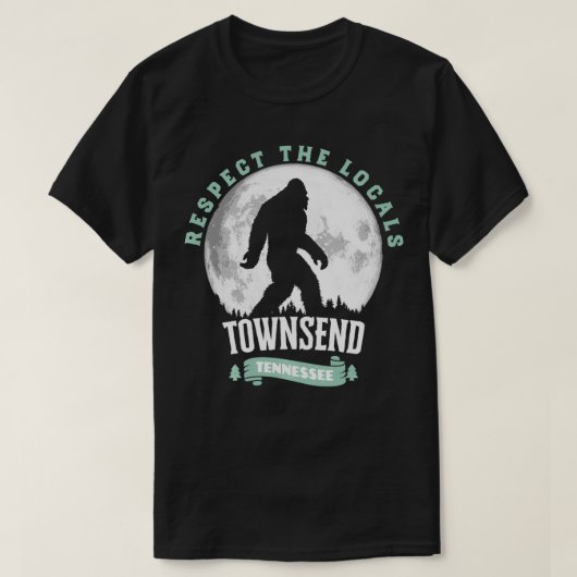 T-shirt Townsend Tennessee Respectez les locaux (Design devant)