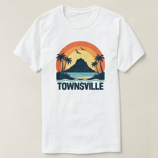 T-shirt Townsville, Queensland Australie (Design devant)