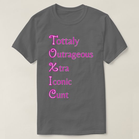 T-shirt toxique (Design devant)