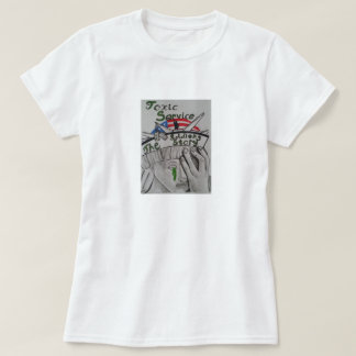 T-SHIRT TOXIQUE DE DAMES DE SERVICE
