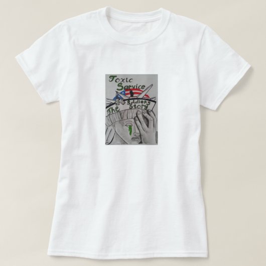 T-SHIRT TOXIQUE DE DAMES DE SERVICE (Design devant)
