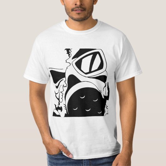 T-shirt toxique du Masker JDM de crâne (Devant)