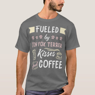T-shirt Toy Fo Terrier Baisers et café