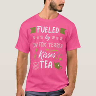 T-shirt Toy Fox Terrier Baisers Et Thé