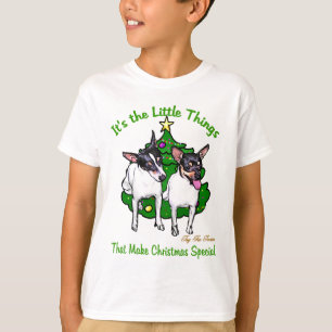 T-shirt Toy Fox Terrier Cadeaux de Noël