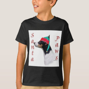 T-shirt Toy Fox Terrier Père Noël Paws