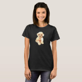 T-shirt Toy poodle dog ,breed,mini poodle puppy (Devant entier)