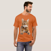 T-shirt Toyger Chat vintage (Devant entier)