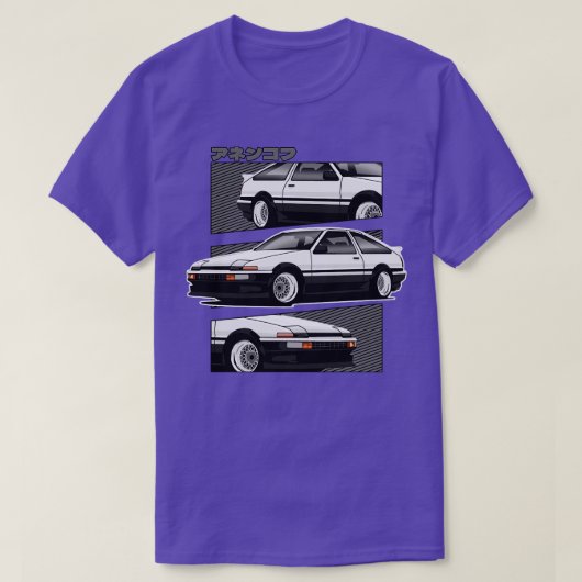 T-shirt Toyota AE86 Hachiroku (Design devant)