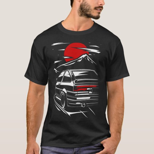 T-shirt Toyota AE86 Trueno Sprinter (Devant)
