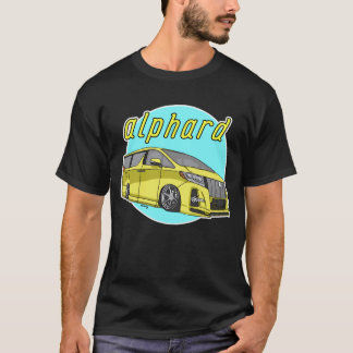 T-shirt Toyota Alphard - abaissé