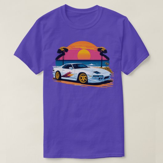 T-shirt Toyota blanc rétro supra (Design devant)