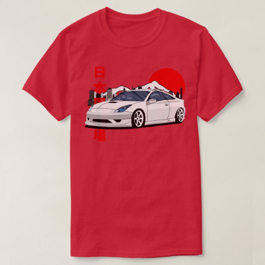 T-shirt Toyota Celica gts st231 zzt230231 (Design devant)