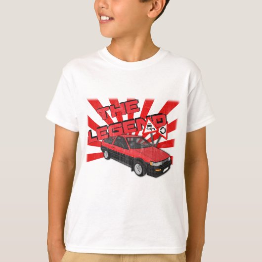T-shirt Toyota Corolla AE86 (Devant)
