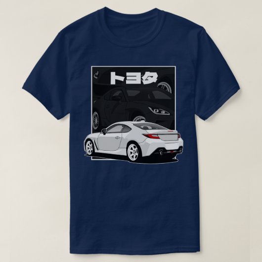 T-shirt Toyota GR86 Comics japonais (Design devant)