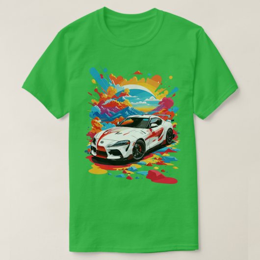 T-shirt Toyota Gr Supra (Design devant)