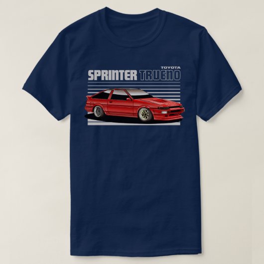 T-SHIRT TOYOTA SPRINTER TRUENO (Design devant)