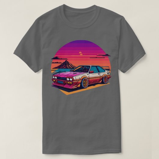 T-shirt Toyota Sprinter Trueno AE86 (Design devant)