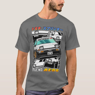 T-shirt Toyota Sprinter Trueno AE86 Street Racing