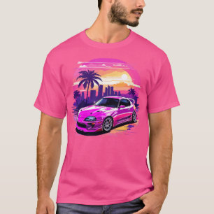 T-shirt Toyota Supra 1 violet
