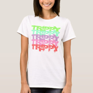 T-shirt TR ! Échelle fanée colorée de PPY