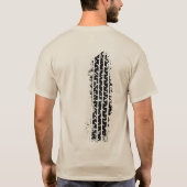 T-SHIRT TRACE DE PNEU (Dos)