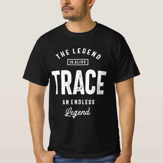 T-shirt Tracer le nom personnalisé (Devant)