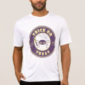 T-shirt Tracer ou traiter l'araignée halloween style T- (Devant)