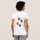 T-shirt Traces des loups (Dos entier)