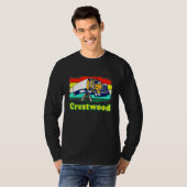 T-shirt Traces ferroviaires (Devant entier)