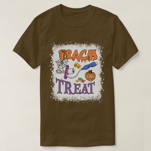 T-shirt Trach Ou Traitement Infirmière Respiratoire Thérap (Design devant)