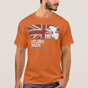 T-shirt Track Cycling Royaume-Uni Road Bike Race Spee