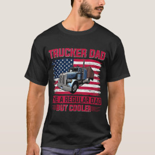 T-shirt Tracker Papa US Distress Drapeau américain Thème T