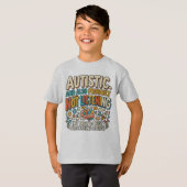 T-shirt Tract Autistique Ne Pas Écouter (Devant entier)