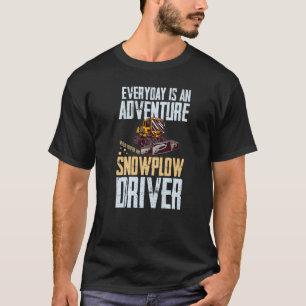 T-shirt Tracteur à neige Machine Camion Chauffeur Chauffeu