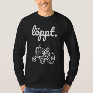 T-shirt Tracteur Agriculture Fermier Tracteur Flat German