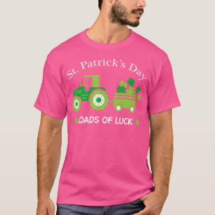 T-shirt Tracteur Chanceux De La Saint-Patrick