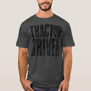 T-shirt Tracteur conducteur remorque Fermier Tracteurs Fer